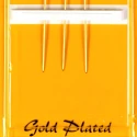 Gold-plated embroidery and cross-stitch needles, size 22 - JG19822John James
