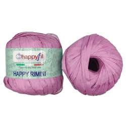 Raffia 100% natural yarn Miss Tricot Panama Happy Rimini 50g balls. - colour 125 Wisteria