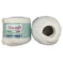 Raffia 100% natural yarn Miss Tricot Panama Happy Rimini 50g balls. - colour 120 White