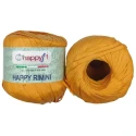 Raffia 100% natural yarn Miss Tricot Panama Happy Rimini 50g balls. - colour 123 Mustard Yellow