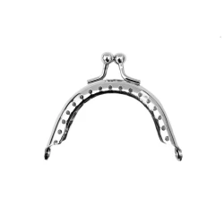 Chiusura per borsellino clic clac petit mini in metallo con tondini