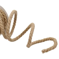 Twisted natural jute cord for upholstery and bag handles diameter 9 mm
