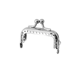 Clic clac rectangular petit mini 6.5cm metal purse clasp with rods