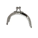 Closure for coin purse clic clac 8,5cm metal opening with rods