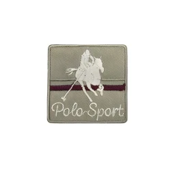 Polo Sport Team square, embroidered iron-on patch 2