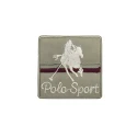 Polo Sport Team scudetto quadrato, patch ricamata