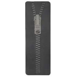 Patch zip chiusura lampo rettangolare, ricamata e termoadesiva - Modidea 2