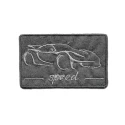 Speed Supercar embroidered iron-on patch by Modidea