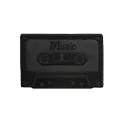 Patch nostalgia musicassetta vintage toppa ricamata e termoadesiva - Modidea