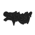Graffiti street lettering embroidered iron-on patch