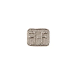 Rectangle FF mini embroidered patch - heat-activated 2
