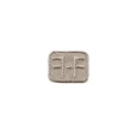 Rectangle FF mini embroidered patch - heat-activated