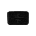 Embroidered applique Rectangle Airplane small - Moididea