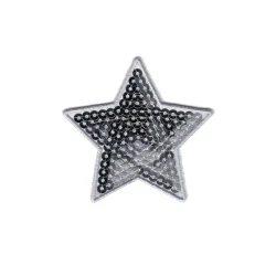Small sequin star iron-on patch - wash-resistant appliqué 2