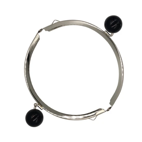 Click clac ball purse clasp opening with black coloured beads