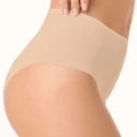 NATURAL EFFECT high-waisted women's briefs in microfibre by Nerino G. - Golden Lady