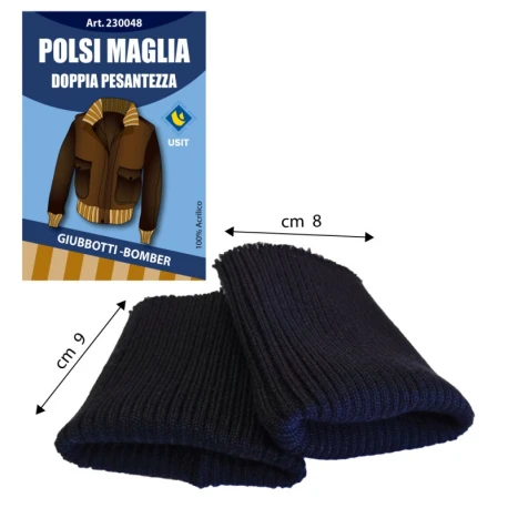 Polsini maglia pesanti per rinnovare polsi di giubbotti e bomber - Usit