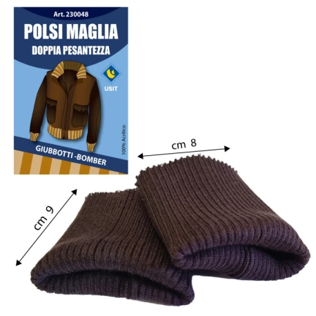Polsini maglia pesanti per rinnovare polsi di giubbotti e bomber - Usit
