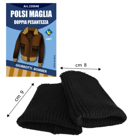Polsini maglia pesanti per rinnovare polsi di giubbotti e bomber - Usit