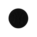 Tondo NY New York applicazione patch ricamata - Modidea