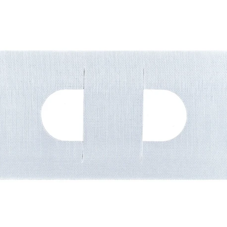 Riloga con passante per Tende su Bastone 90mm trasparente - 1048/9 Filmar