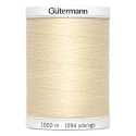 Gutermann sewing thread 414 cream beige 1000m spool