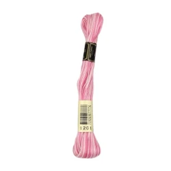 Anchor Embroidery Cotton - Colour 1201 Shaded Pink - Coton à Broder 30m skein