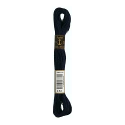 Anchor Cotone da Ricamo - Colore 152 blu scuro  - Coton à Broder matassina da 30m