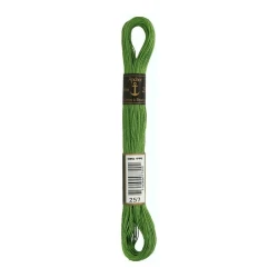 Anchor Cotone da Ricamo - Colore 257 verde muschio - Coton à Broder matassina da 30m