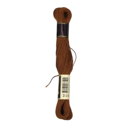 Anchor Embroidery Cotton - Colour 310 light brown - Coton à Broder 30m skein