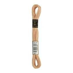 Anchor Cotone da Ricamo - Colore 367 beige - Coton à Broder matassina da 30m