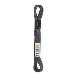 Anchor Cotone da Ricamo - Colore 400 grigio scuro - Coton à Broder matassina da 30m