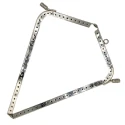 Triangular snap fasteners for making cosmetic bags, clutches and purses 17 x 9 cm - MA166Mas