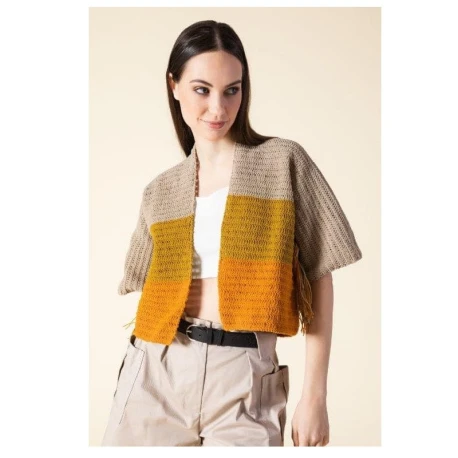 Country suede effect yarn by Miss Tricot CowBoy Happy Texas