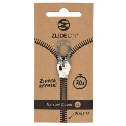 Cursore di ricambio per chiusura lampo zip a spirale in nylon XL - ZlideOn