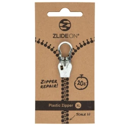 ZlideOn XL replacement slider for large plastic zip 8B