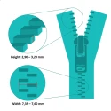 XL ZlideOn replacement slider for metal & plastic zips