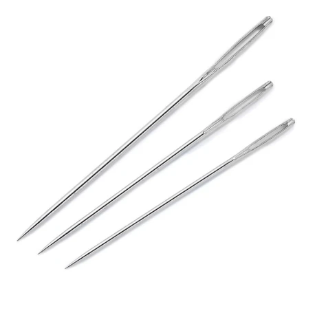 Aghi lana con punta No.18-22 Assortiti con cruna argento - 125554 Prym