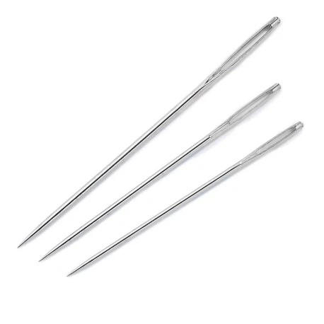 Crewel embroidery needles, with silver eye, No. 3-9 assorted - 125542 Prym