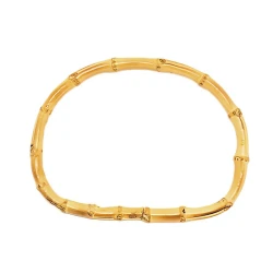 Natural bamboo oval bag handles 19cm - MA108 Mas 2
