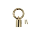 Terminals for making small bag handles with round gold snap hook - MA204 MAS