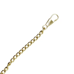 Manici per borse catena a maglia schiacciata in metallo senza nichel colore oro - MA161 Mas 2