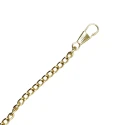 Manici per borse catena a maglia schiacciata in metallo senza nichel colore oro - MA161 Mas