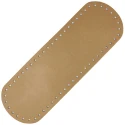 Fondi ovali in eco pelle beige cammello per borsa - 31cm x 10cm - MA123 Mas