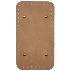 Fondo borsa rettangolare eco pelle 25x14 con piedini 2