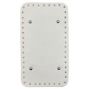 Fondo borsa rettangolare eco pelle 25x14 con piedini