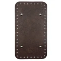 Fondo borsa rettangolare eco pelle 25x14 con piedini