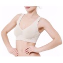 Brassiere Top spalla larga imbottito senza ferretto colore nudo naturale - 140 Bellissima Intimo by FAP