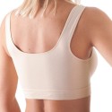 Top reggiseno modellante Push Up in microfibra liscia colore nudo - Bellissima Intimo