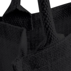 Black Jute Bag to personalise and decorate - W412Westford Mill 2
